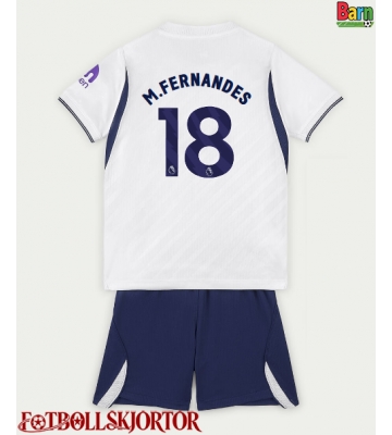 Tottenham Hotspur Mateus Fernandes #18 Hemmakläder Barn 2026-27 Kortärmad (+ Korta byxor)